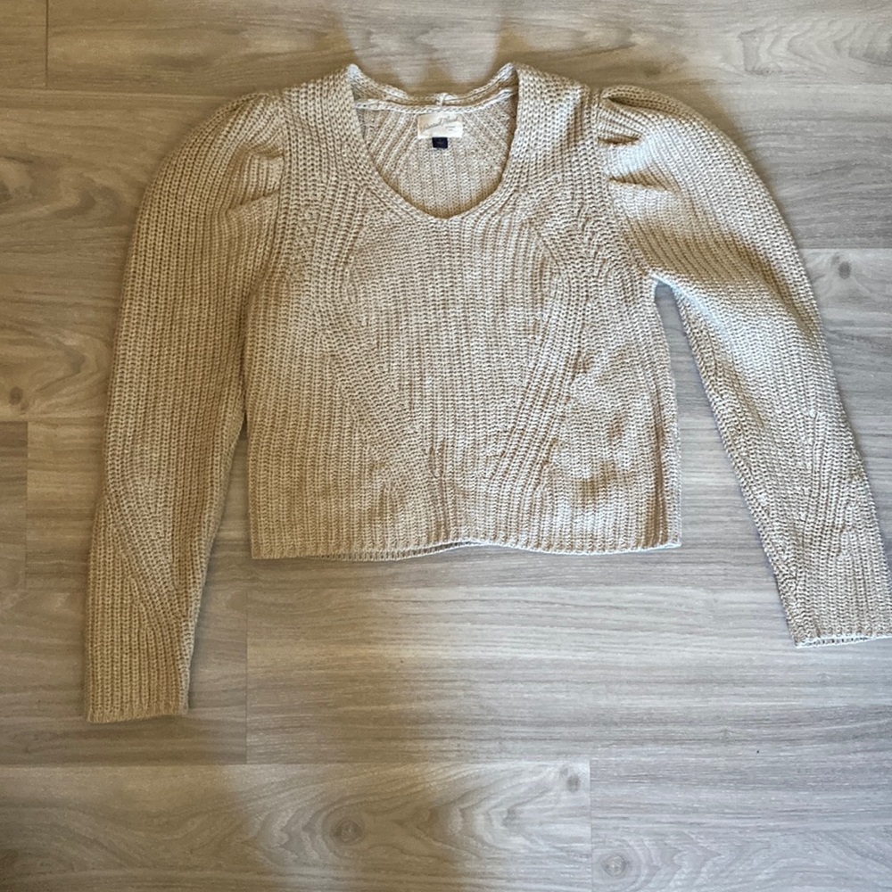 Cropped sweater size small